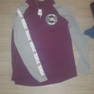 Pink half zip- on hold